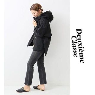 ドゥーズィエムクラス(DEUXIEME CLASSE)の美品★ドゥーズィエムクラス☻C/N フードブルゾン☻¥36,300(ブルゾン)