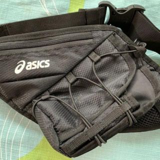 アシックス(asics)のアシックス　ランニングポーチ　ほぼ未使用　ブラック(その他)