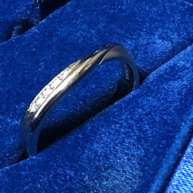 【値下げ】結婚指輪　プラチナ　ダイヤ　リング　　挨拶不要・即購入ＯＫ