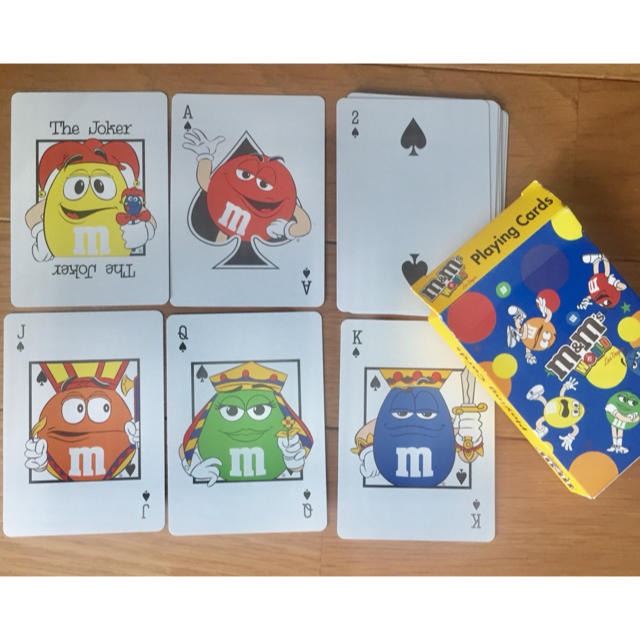 m&m&m's(エムアンドエムアンドエムズ)のm&m's  トランプ エンタメ/ホビーのテーブルゲーム/ホビー(トランプ/UNO)の商品写真