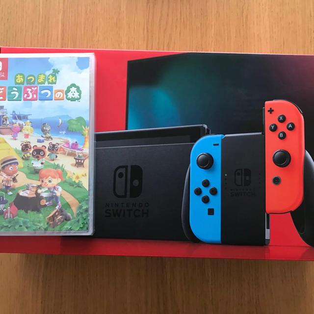 Nintendo Switch - 新品 新型 任天堂 switch スイッチ ネオン どうぶつの森 セット