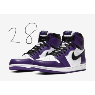 ナイキ(NIKE)のAir Jordan 1 retro high og purple 28センチ(スニーカー)