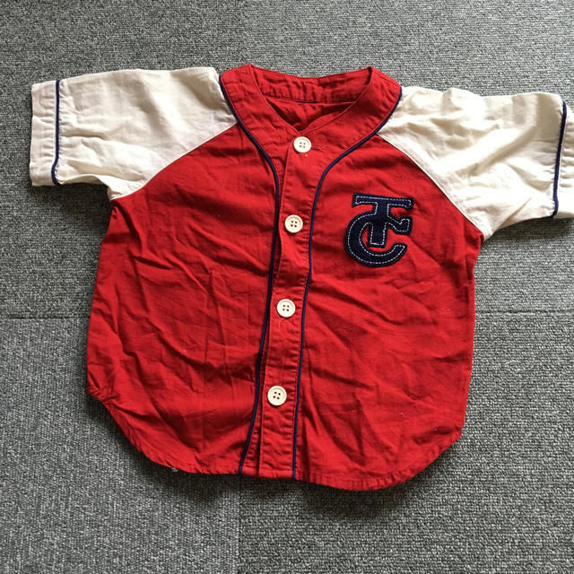 ベースボールシャツ キッズ/ベビー/マタニティのキッズ服男の子用(90cm~)(ブラウス)の商品写真