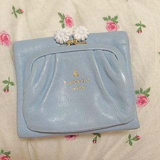 ランバンオンブルー(LANVIN en Bleu)のマーガレット 三つ折り財布(財布)