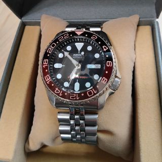 セイコー(SEIKO)の山中下弦さま専用 セイコー　ブラックボーイ　SKX007　カスタム品(腕時計(アナログ))