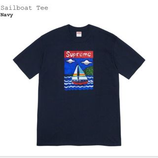 シュプリーム(Supreme)の【新品】supreme Sail boat T シャツ M ネイビー(Tシャツ/カットソー(半袖/袖なし))