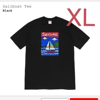 シュプリーム(Supreme)の(XL) supreme Sailboat Tee black(Tシャツ/カットソー(半袖/袖なし))