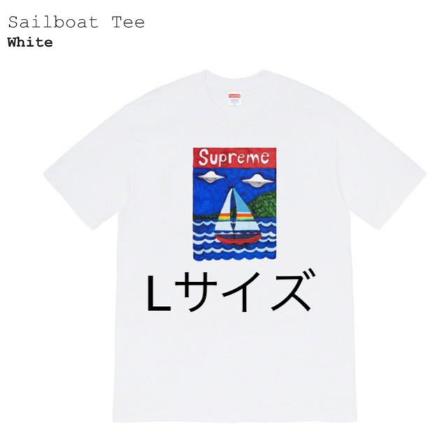白　Lサイズ　Supreme Sailboat Tee サマーTeeトップス
