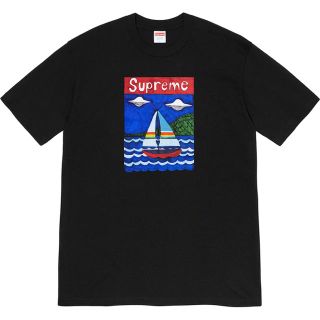 シュプリーム(Supreme)の【M】supreme Sailboat Tee black 黒 シュプリーム(Tシャツ/カットソー(半袖/袖なし))