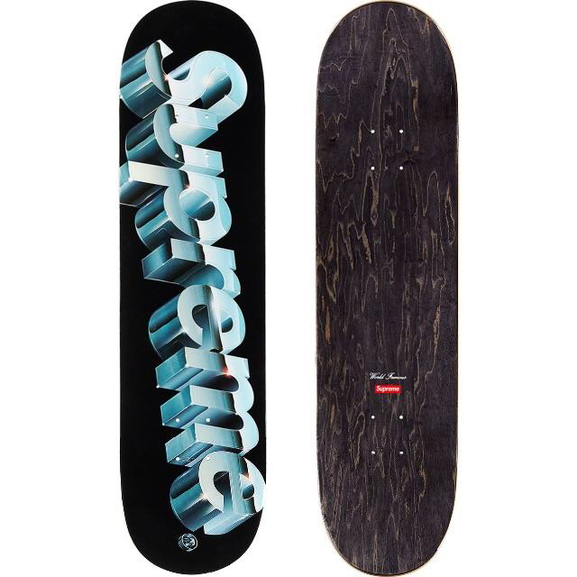 Supreme Chrome Logo Skateboard