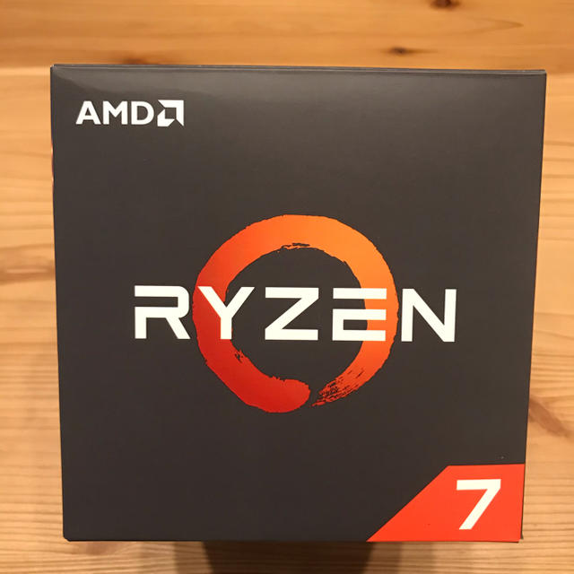 AMD Ryzen 7 2700X クーラー有り　動作確認