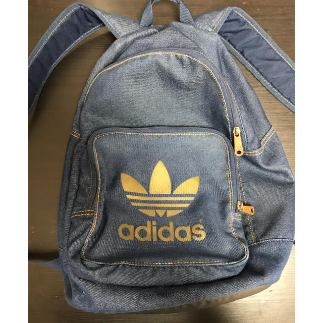 adidas(アディダス)のadidas リュック デニム生地 レディースのバッグ(リュック/バックパック)の商品写真