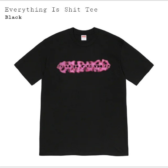 supreme everything is shit tee black M