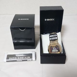 ジーショック(G-SHOCK)の【新品未使用・保証あり】G-SHOCK GMW-B5000GD-9JF ゴールド(腕時計(デジタル))