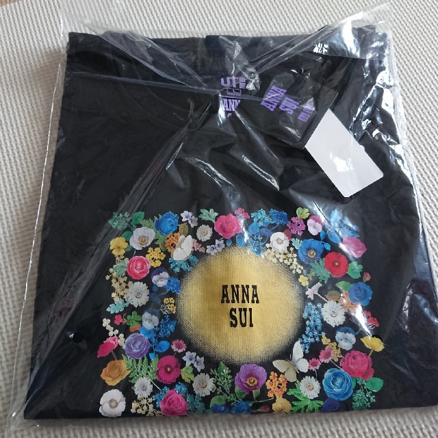 ANNA SUI(アナスイ)のアナスイ コラボTシャツ Ｌサイズ レディースのトップス(Tシャツ(半袖/袖なし))の商品写真