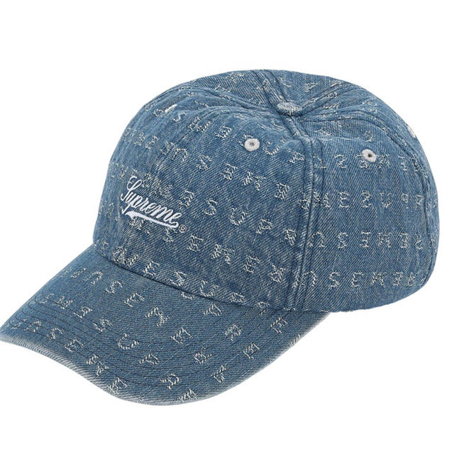 Supreme(シュプリーム)のSupreme Jacquard Logos Denim 6-Panelキャップ メンズの帽子(キャップ)の商品写真