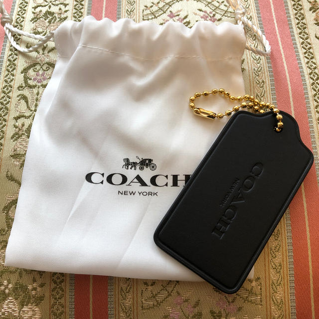 COACH(コーチ)のcoach  タグ　　バッグチャーム ハンドメイドのファッション小物(バッグチャーム)の商品写真