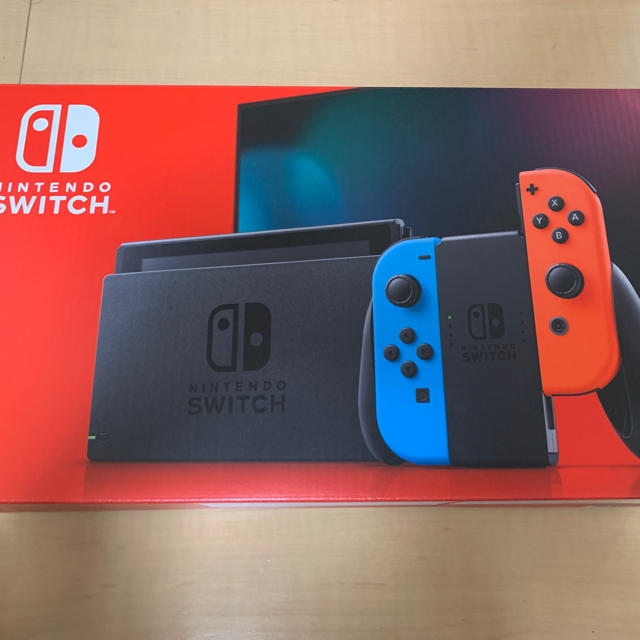 【新品未開封 送料無料】即日発送 1年保証付き 新型ニンテンドースイッチネオン