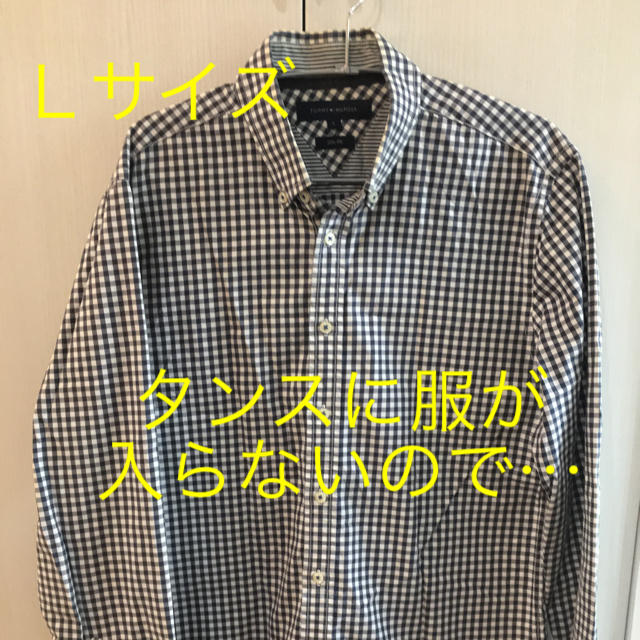 TOMMY HILFIGER(トミーヒルフィガー)の断捨離☆Tommyシャツ Ｌサイズ メンズのトップス(シャツ)の商品写真