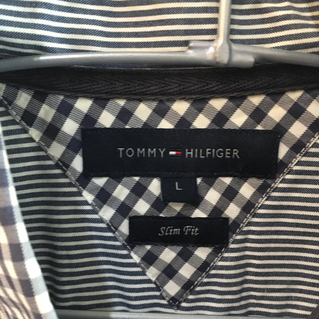 TOMMY HILFIGER(トミーヒルフィガー)の断捨離☆Tommyシャツ Ｌサイズ メンズのトップス(シャツ)の商品写真