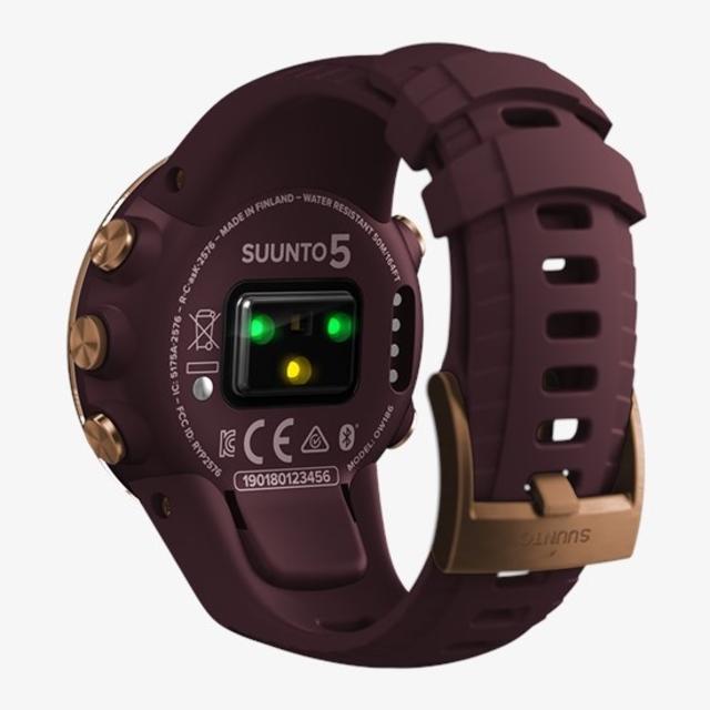 SUUNTO(スント)の【新品未使用】スント 5 BURGUNDY COPPER （保証残） スポーツ/アウトドアのランニング(その他)の商品写真