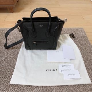 セフィーヌ(CEFINE)のさー様専用　celine ラゲージ ナノ 黒(ショルダーバッグ)