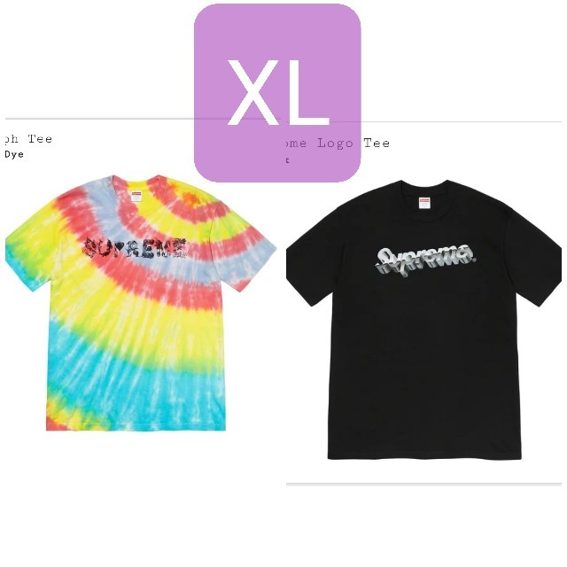 supreme Morph Tee ＆ Chrome Logo Tee