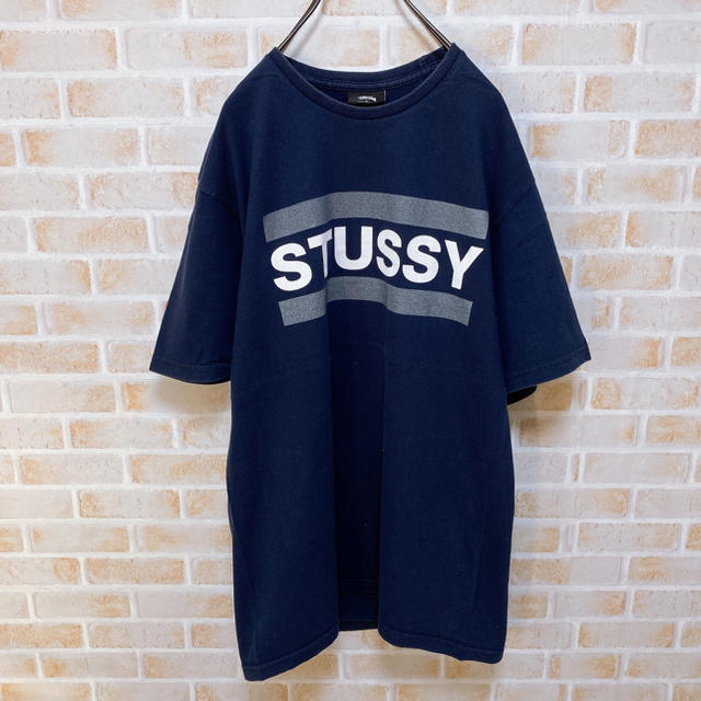 STUSSY - 【激レア】STUSSY ビッグロゴ バックロゴ 080プリント Tシャツの通販 by mame｜ステューシーならラクマ