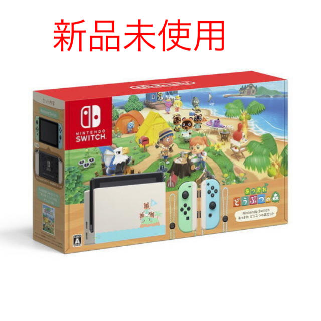新品未開封 店舗印無 Nintendo Switch どうぶつの森同梱版セット