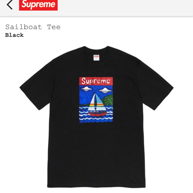 BlackSIZESupreme  Sailboat Tee サイズS