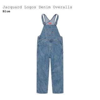 シュプリーム(Supreme)のSupreme Jacquard Logos Denim Overalls(サロペット/オーバーオール)