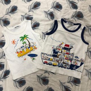 ファミリア(familiar)の2枚セット☆ファミリア タンクトップ 90(Tシャツ/カットソー)