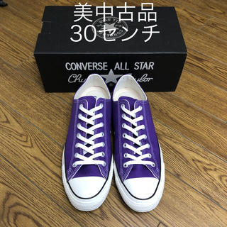 コンバース(CONVERSE)の【美中古品30㌢】converse allstar パープル 100周年モデル(スニーカー)