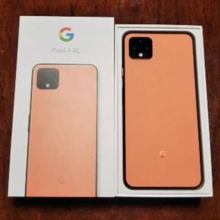 アンドロイド(ANDROID)のgoogle pixel4 XL 64GB オレンジ SIMフリー(スマートフォン本体)