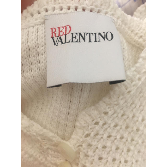RED VALENTINO(レッドヴァレンティノ)のRed Valentino ⭐︎鍵編みキャミソール⭐︎レッドバレンティノ　白 レディースのトップス(キャミソール)の商品写真
