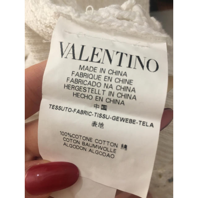 RED VALENTINO(レッドヴァレンティノ)のRed Valentino ⭐︎鍵編みキャミソール⭐︎レッドバレンティノ　白 レディースのトップス(キャミソール)の商品写真