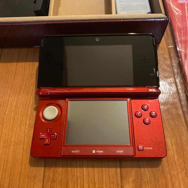 Nintendo 3DS 本体 フレアレッドの通販 by やぐ's shop｜ラクマ