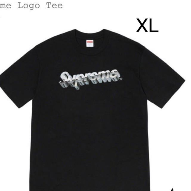 Supreme Chrome Logo Tee Black | www.staticprojetos.com