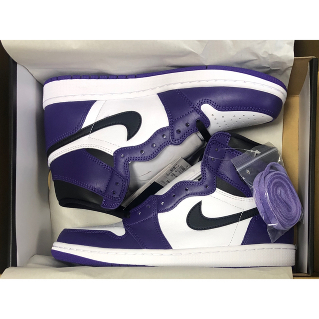 NIKE(ナイキ)の26.5cm NIKE AIR JORDAN 1 COURT PURPLE  メンズの靴/シューズ(スニーカー)の商品写真