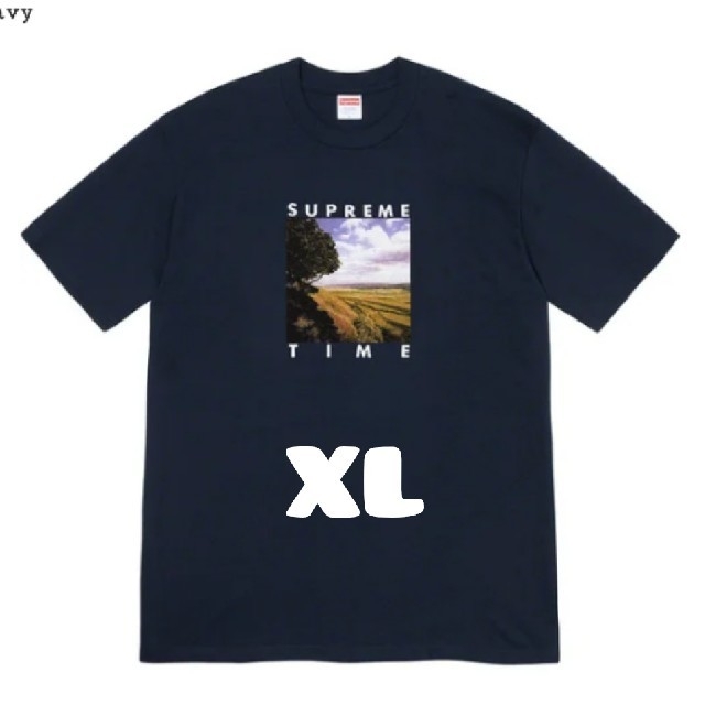 Supreme 20ss time tee Navy XL タイムT Tシャツトップス