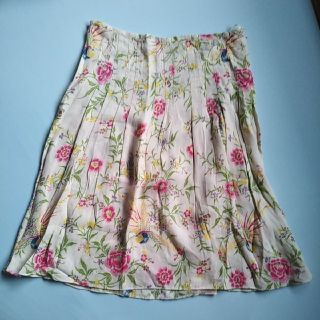 マルニ(Marni)の美品　Vintageマルニ　花柄　スカート(ひざ丈スカート)