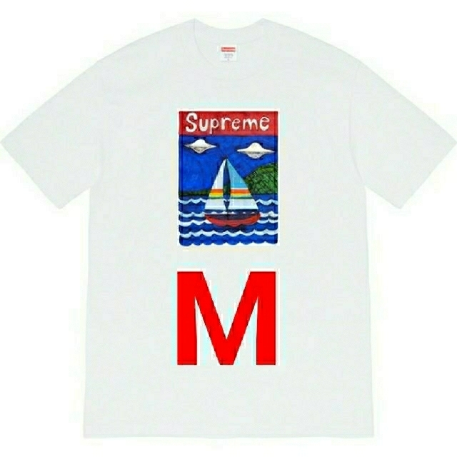 サイズ交換対象外 【白 Mサイズ】Supreme Sailboat Tee 最安値 - T ...