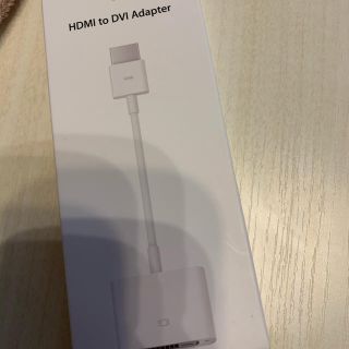 アップル(Apple)のapple  HDMI to DVI Ａdapter(映像用ケーブル)