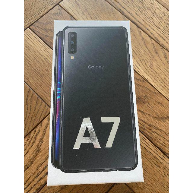 【新品】Galaxy  A7 ブラック 64GB SIMフリー スマートフォン