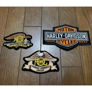 ハーレーダビッドソン(Harley Davidson)のハーレーダビッドソンワッペン3点セット(その他)