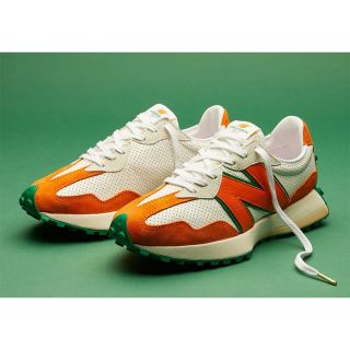 ニューバランス(New Balance)のCasablanca x New Balance 327 オレンジ　27.5(スニーカー)