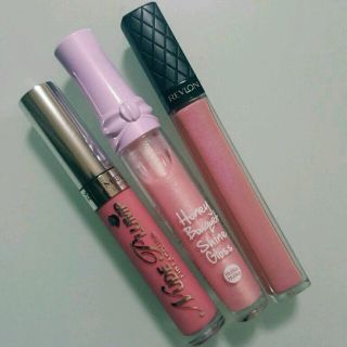 レブロン(REVLON)のピンクグロス３本セット♡(リップグロス)