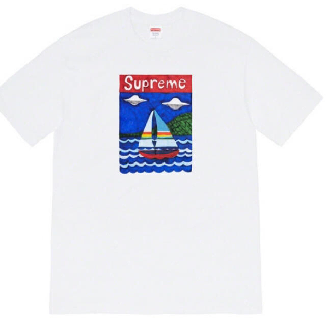 supreme sailboat tee white tee s