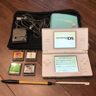 ニンテンドーDS(ニンテンドーDS)のニンテンドーDS LITE本体＆学習系ソフト4本セット(携帯用ゲーム機本体)