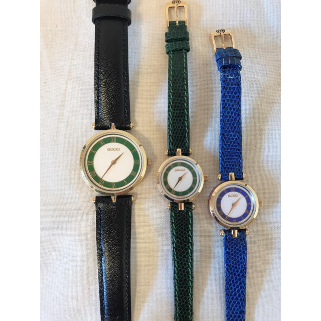 Gucci - グッチ シェリーライン 腕時計 メンズ レディース 大きさ比較の通販 by ウッド's shop｜グッチならラクマ